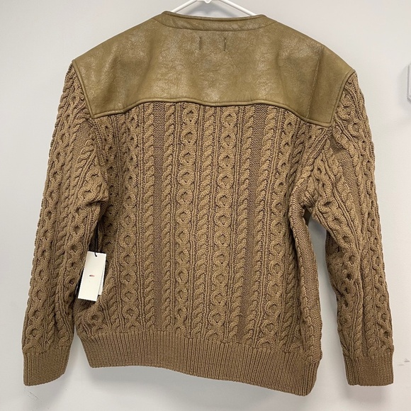 Honor the Gift Olive Vegan Leather Cardigan - XL- NWT - Picture 2 of 6